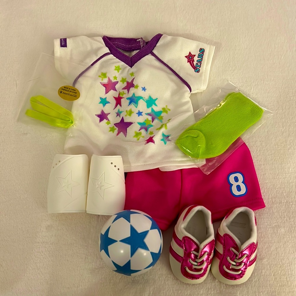 American Girl Doll Soccer Team Outfit!